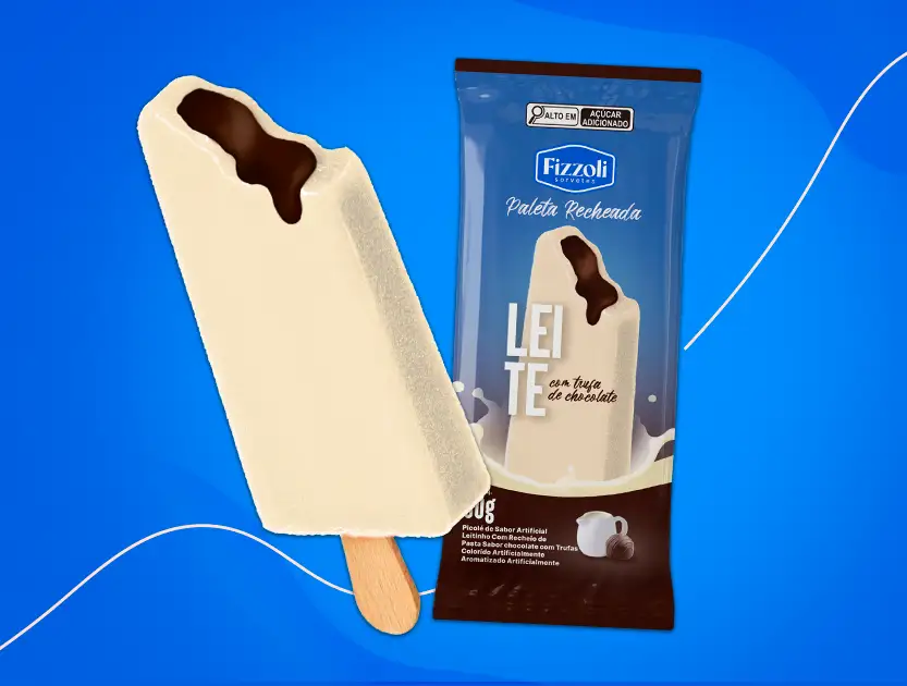 Leite com Trufa de Chocolate