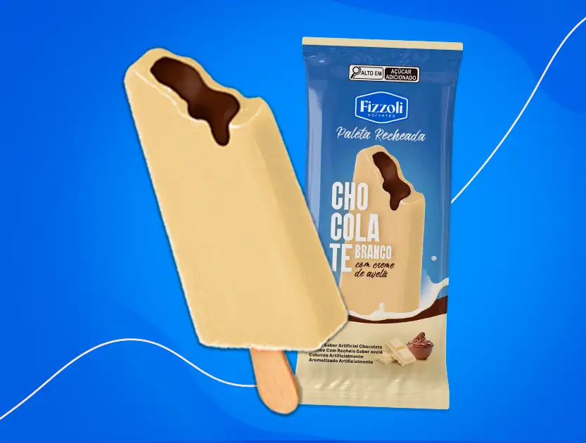 Chocolate Branco com Creme de Avelã